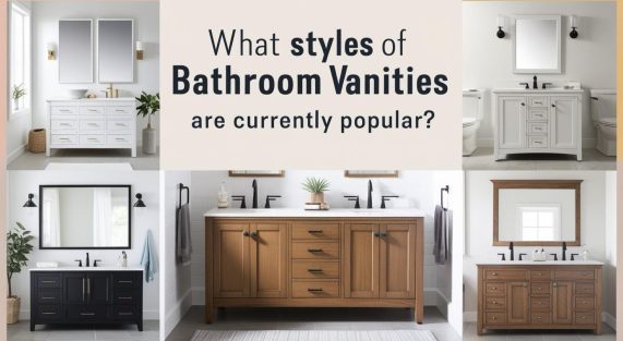 What styles of bathroom vanities are currently popular_